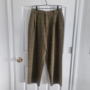 Vintage EHL Plaid High Waisted Trousers